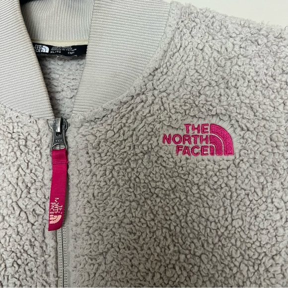 Girl’s The North Face Sherpa Bomber Jacket Size Extra Large - Picture 2 of 5